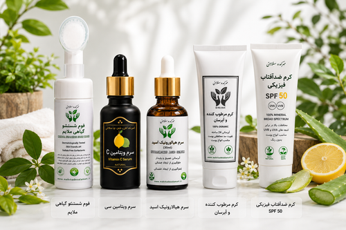 پک روتین صبحگاهی پوست خشک و دهیدراته مهرکده سلامتی