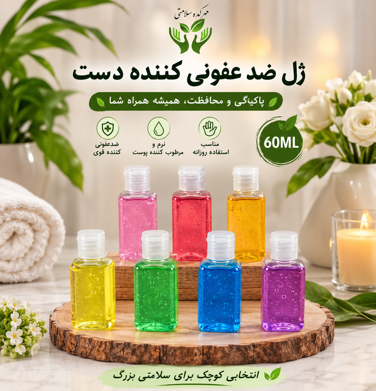 ژل ضد عفونی کننده دست