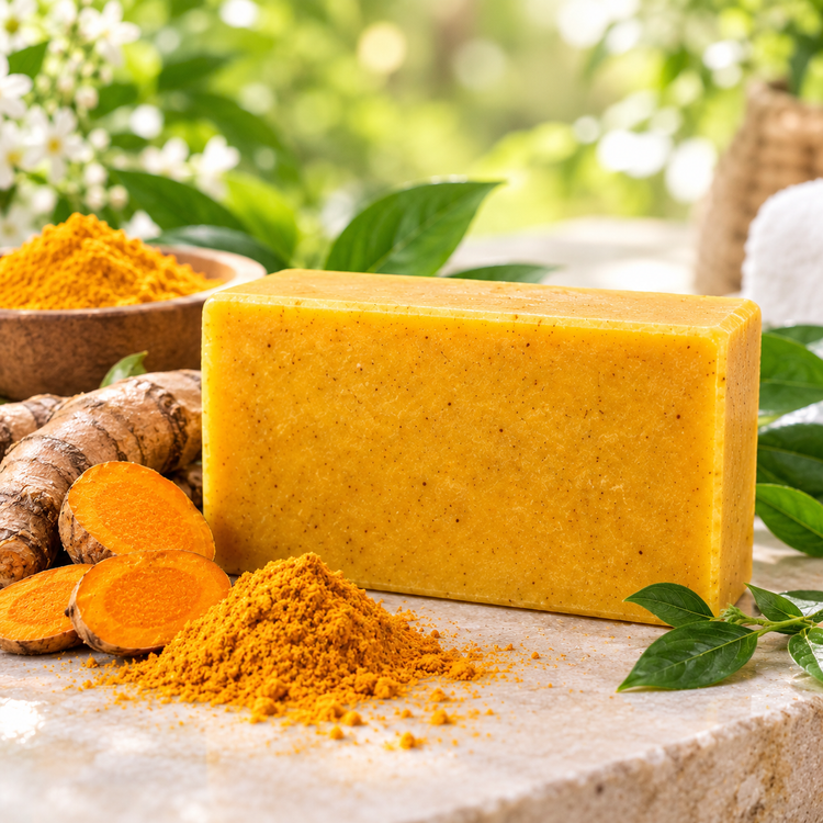 صابون زردچوبه دستساز و گیاهی