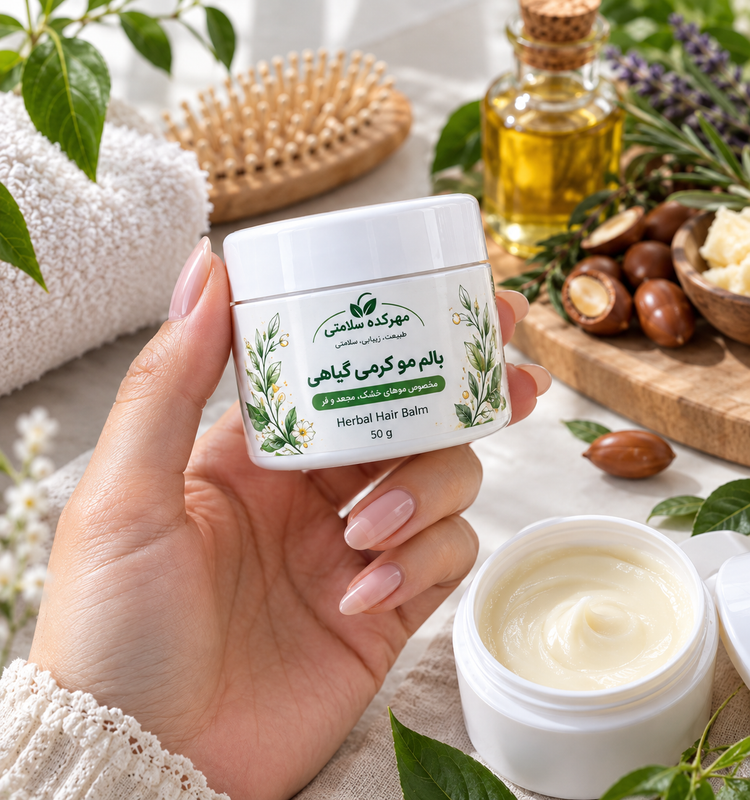 بالم تقویت مو گیاهی ۵۰ گرمی